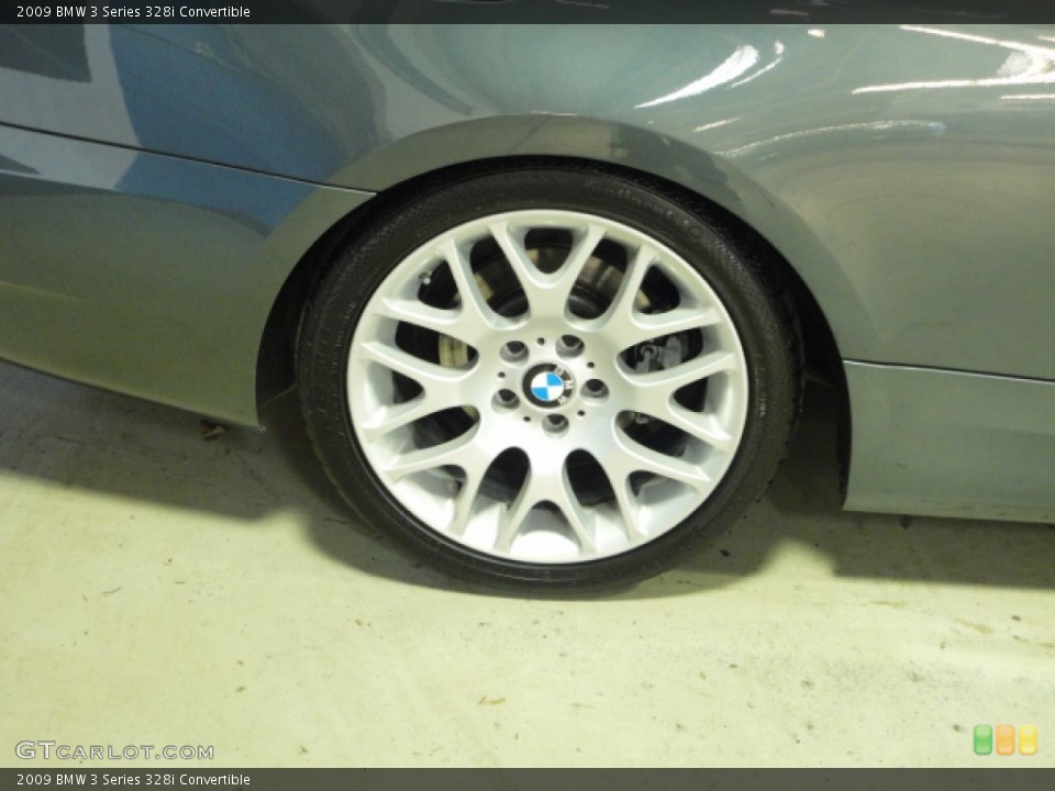 2009 BMW 3 Series 328i Convertible Wheel and Tire Photo #62633852