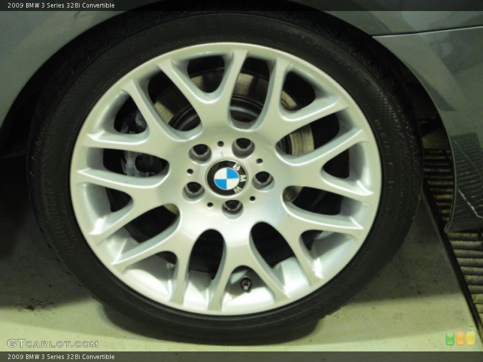 2009 BMW 3 Series 328i Convertible Wheel and Tire Photo #62633909