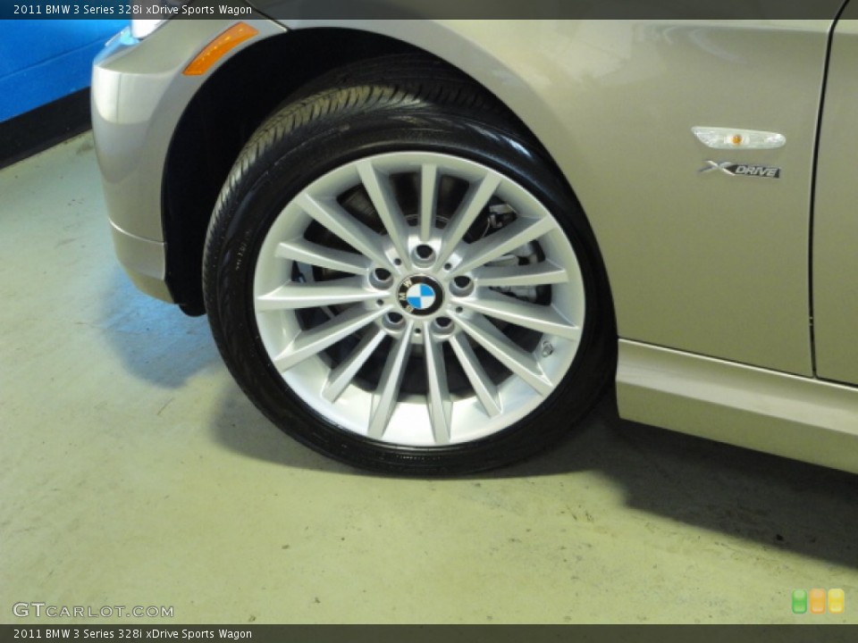 2011 BMW 3 Series 328i xDrive Sports Wagon Wheel and Tire Photo #62635508