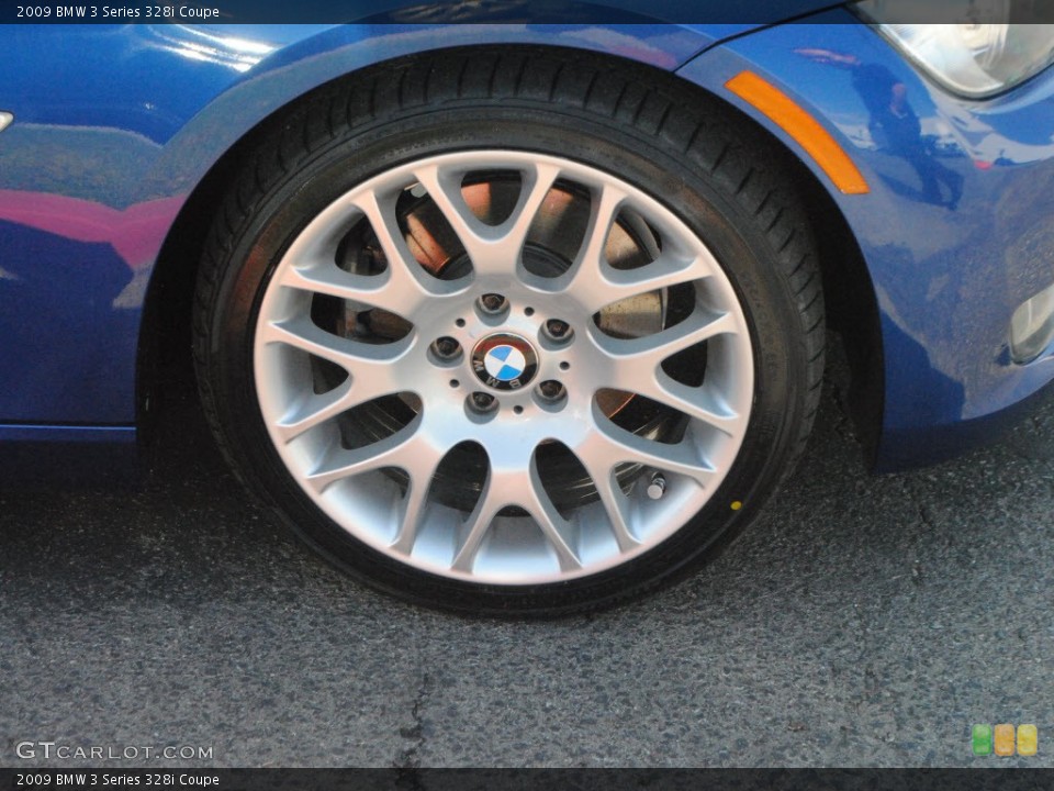 2009 BMW 3 Series 328i Coupe Wheel and Tire Photo #62635911