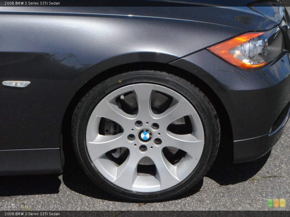 2008 BMW 3 Series 335i Sedan Wheel and Tire Photo #62637032