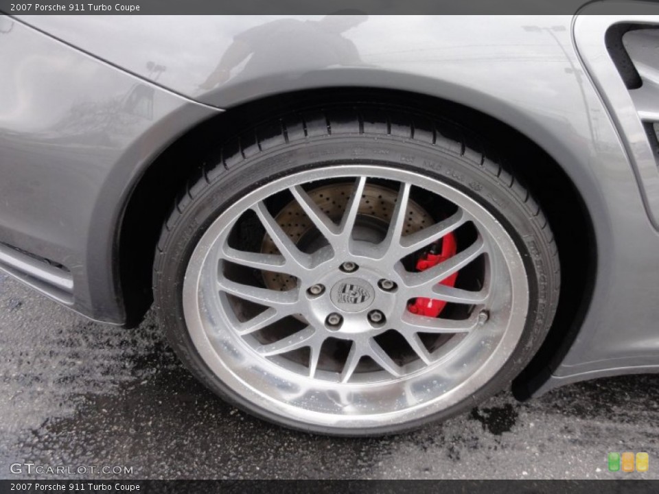 2007 Porsche 911 Turbo Coupe Wheel and Tire Photo #62642288