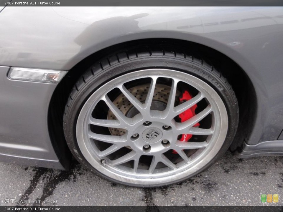 2007 Porsche 911 Turbo Coupe Wheel and Tire Photo #62642318