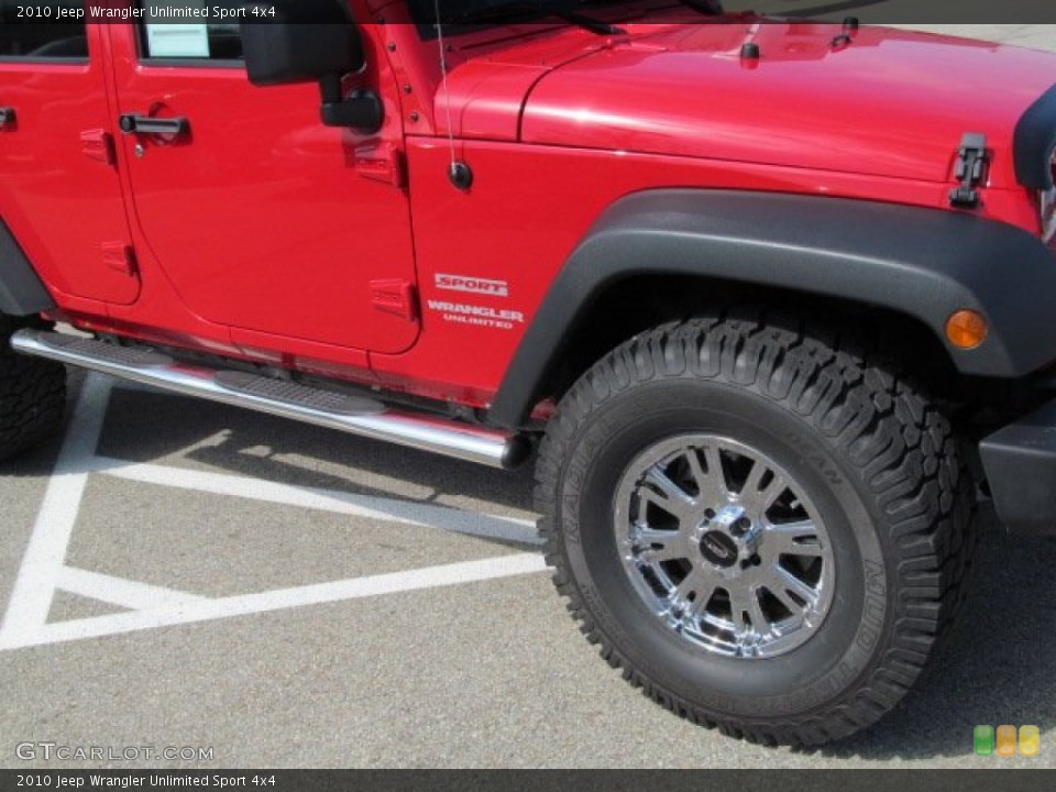 2010 Jeep Wrangler Unlimited Custom Wheel and Tire Photo #62644135