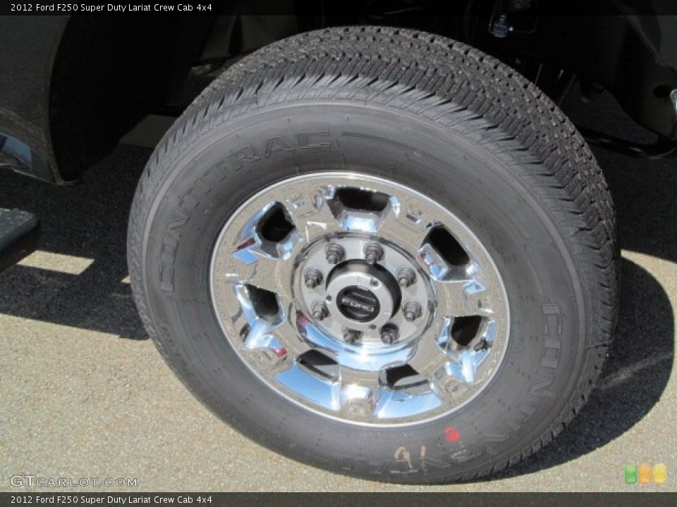 2012 Ford F250 Super Duty Lariat Crew Cab 4x4 Wheel and Tire Photo #62645458