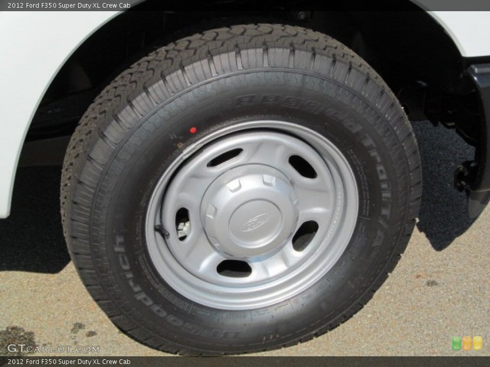 2012 Ford F350 Super Duty XL Crew Cab Wheel and Tire Photo #62646104