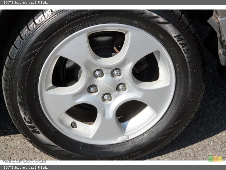 2007 Subaru Impreza 2.5i Sedan Wheel and Tire Photo #62656552