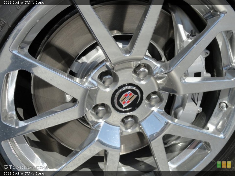 2012 Cadillac CTS -V Coupe Wheel and Tire Photo #62662524