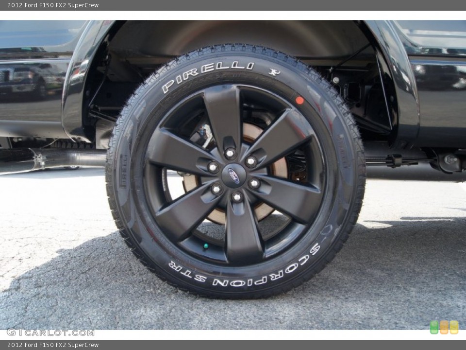 2012 Ford F150 FX2 SuperCrew Wheel and Tire Photo #62665118