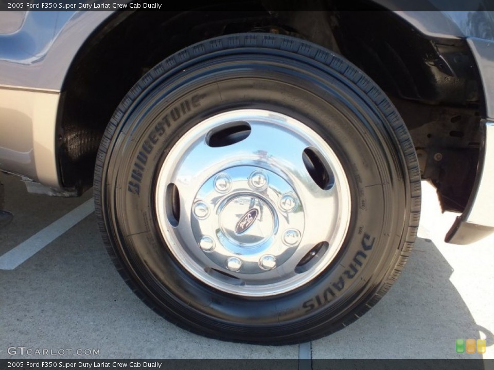 2005 Ford F350 Super Duty Lariat Crew Cab Dually Wheel and Tire Photo #62666678