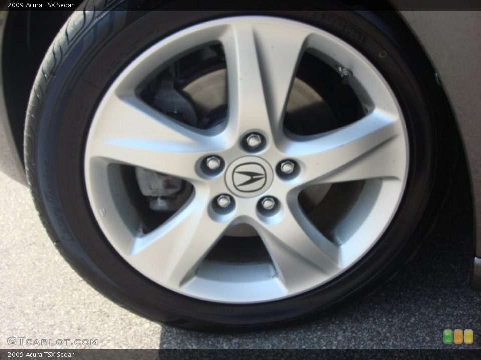 2009 Acura TSX Sedan Wheel and Tire Photo #62668117