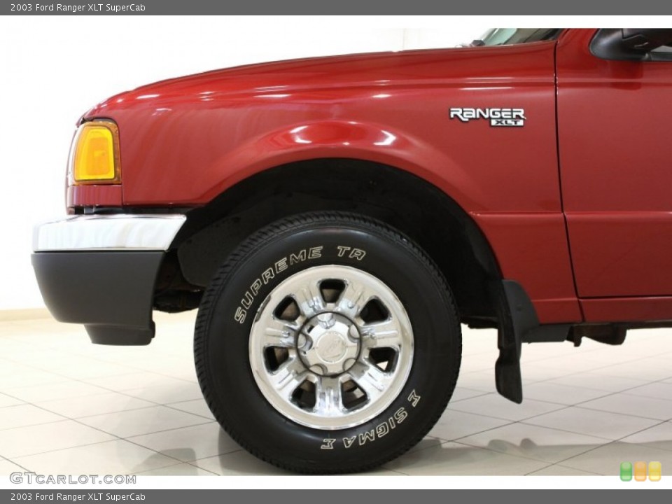 2003 Ford Ranger XLT SuperCab Wheel and Tire Photo #62677244