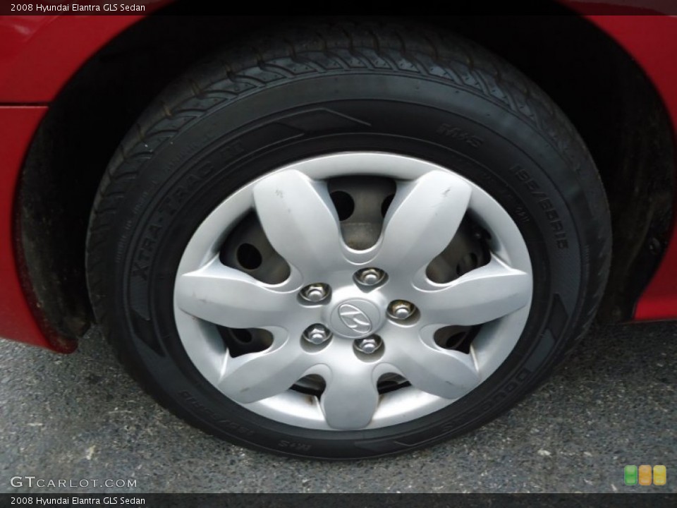 2008 Hyundai Elantra GLS Sedan Wheel and Tire Photo #62683760