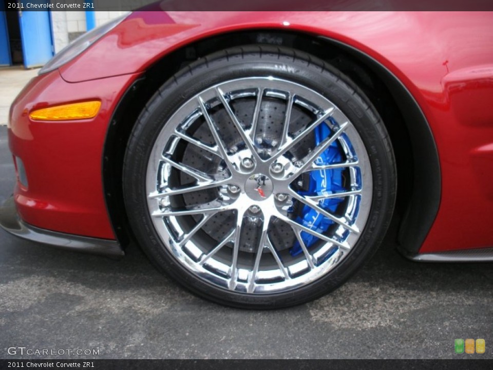 2011 Chevrolet Corvette ZR1 Wheel and Tire Photo #62684954