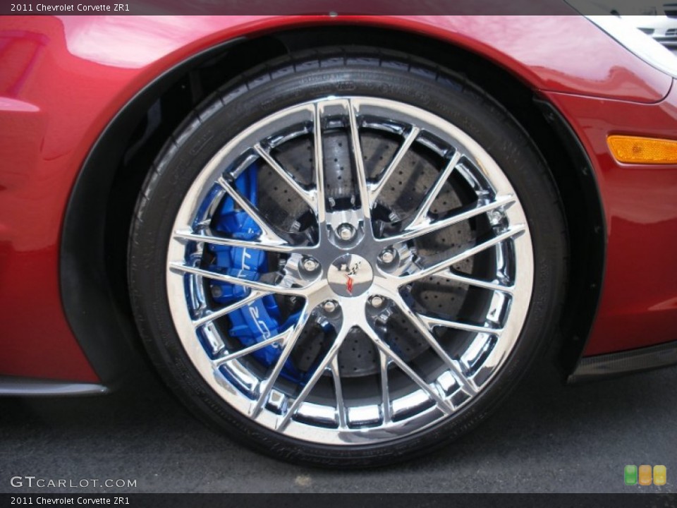 2011 Chevrolet Corvette ZR1 Wheel and Tire Photo #62684960