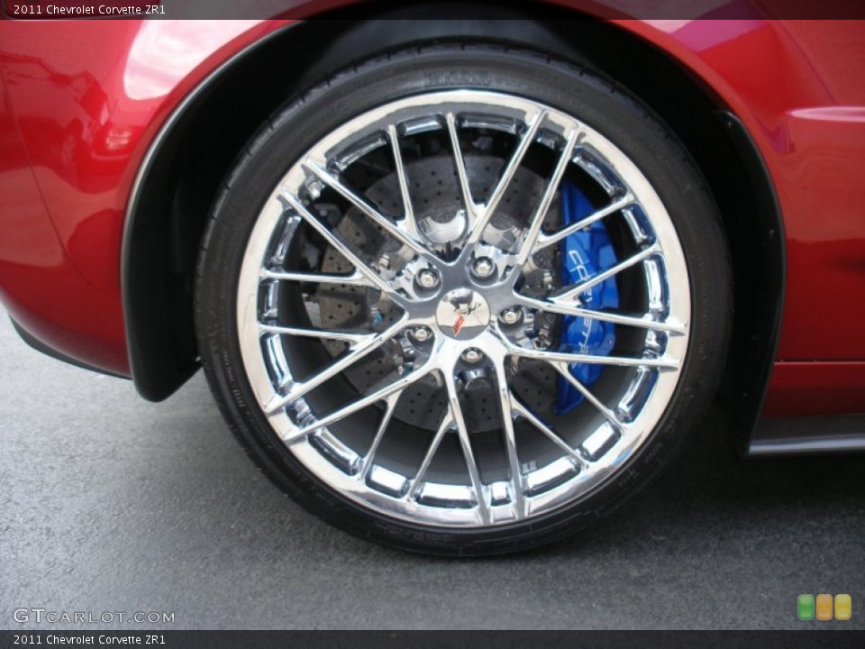 2011 Chevrolet Corvette ZR1 Wheel and Tire Photo #62684975