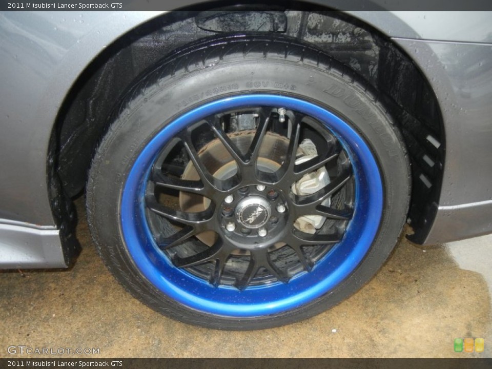 2011 Mitsubishi Lancer Custom Wheel and Tire Photo #62689190