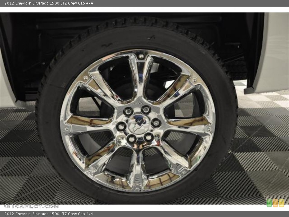 2012 Chevrolet Silverado 1500 LTZ Crew Cab 4x4 Wheel and Tire Photo #62690150
