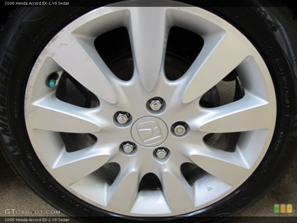 2006 Honda Accord EX-L V6 Sedan Wheel and Tire Photo #62691446