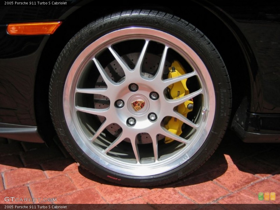 2005 Porsche 911 Turbo S Cabriolet Wheel and Tire Photo #62698349