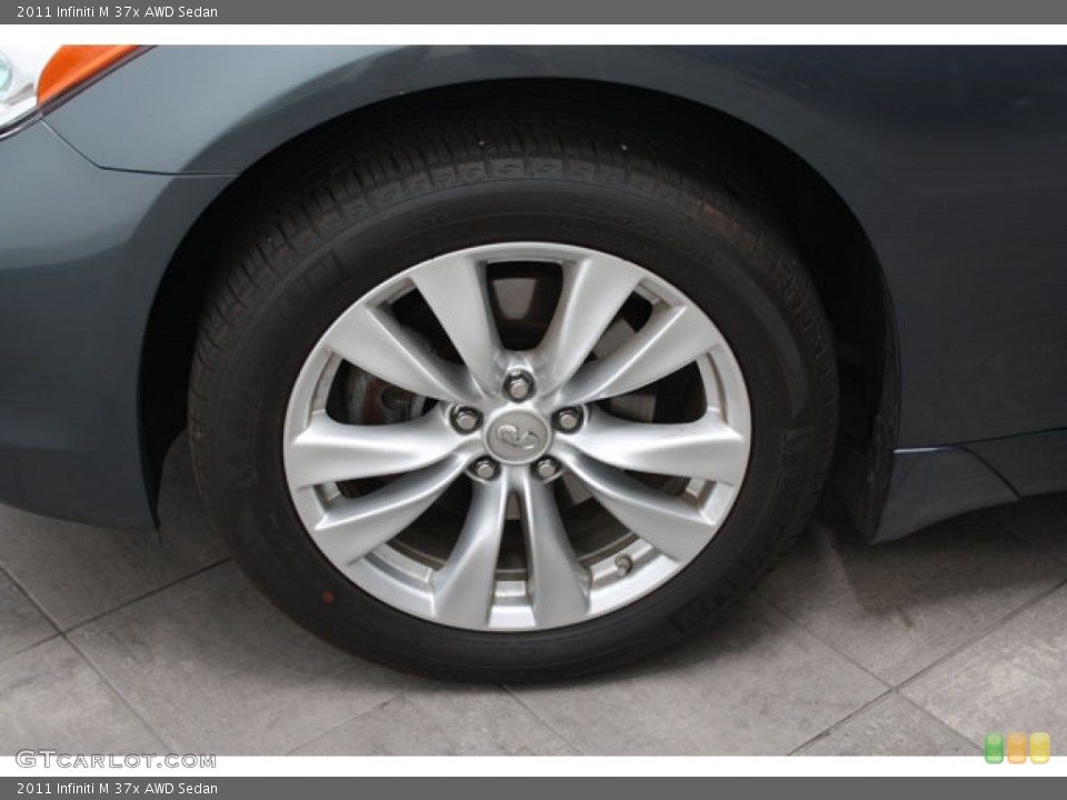 2011 Infiniti M 37x AWD Sedan Wheel and Tire Photo #62702354