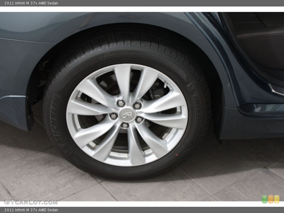 2011 Infiniti M 37x AWD Sedan Wheel and Tire Photo #62702365