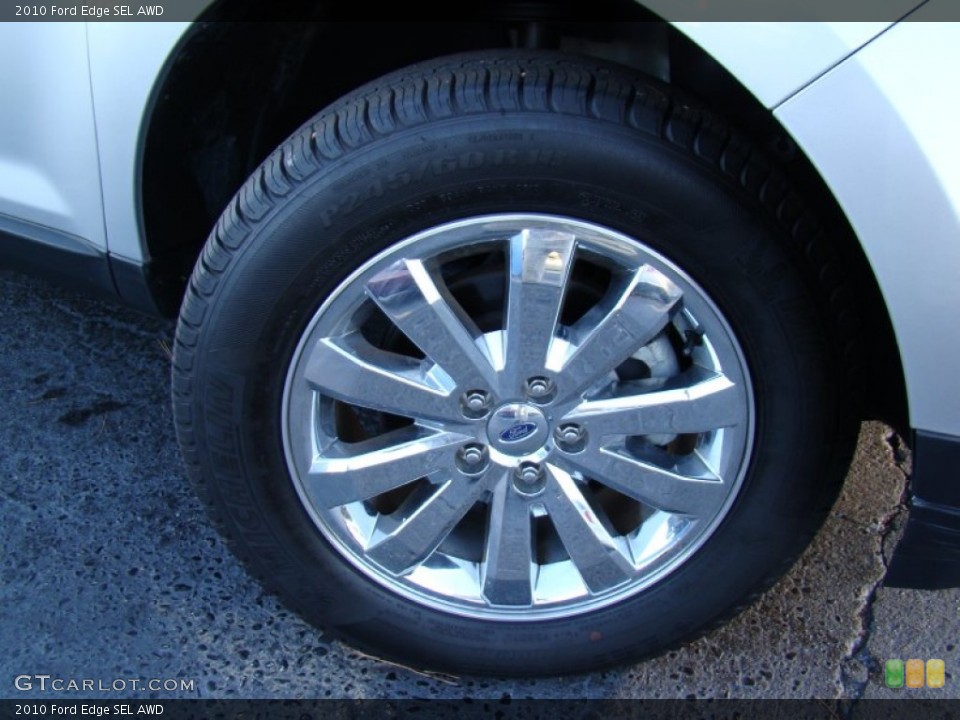 2010 Ford Edge SEL AWD Wheel and Tire Photo #62702552