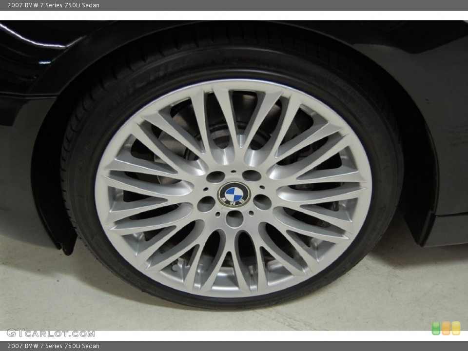 2007 BMW 7 Series 750Li Sedan Wheel and Tire Photo #62704622