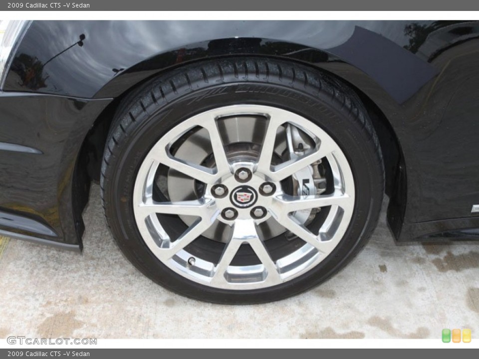 2009 Cadillac CTS -V Sedan Wheel and Tire Photo #62706257