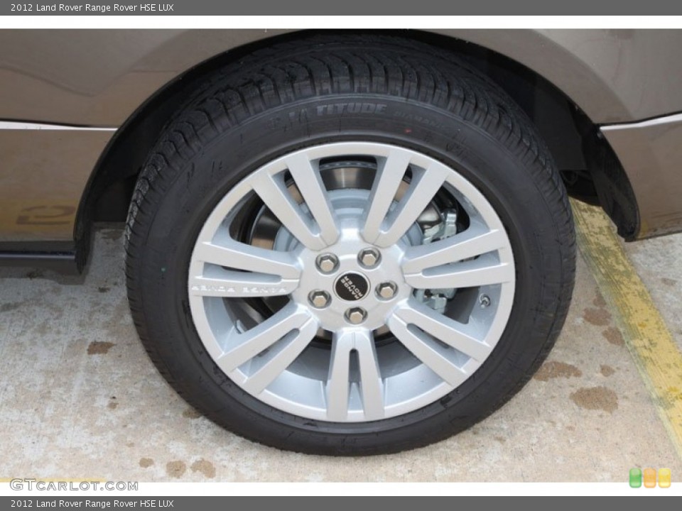 2012 Land Rover Range Rover HSE LUX Wheel and Tire Photo #62707449