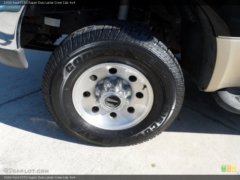 2000 Ford F250 Super Duty Lariat Crew Cab 4x4 Wheel and Tire Photo #62708027