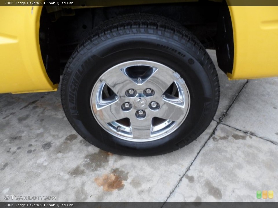 2006 Dodge Dakota SLT Sport Quad Cab Wheel and Tire Photo #62709896