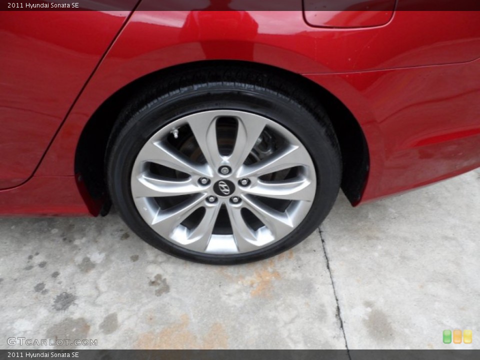 2011 Hyundai Sonata SE Wheel and Tire Photo #62710673