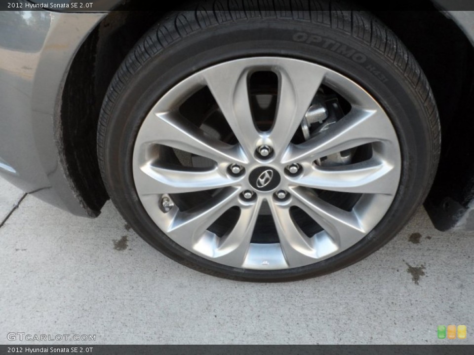 2012 Hyundai Sonata SE 2.0T Wheel and Tire Photo #62711828
