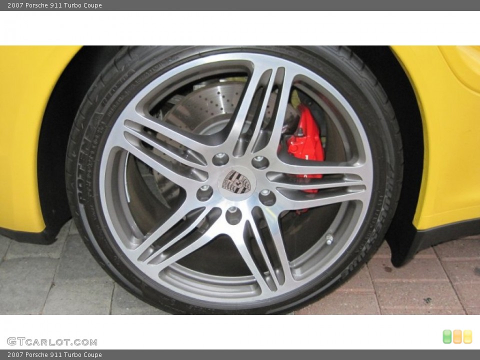 2007 Porsche 911 Turbo Coupe Wheel and Tire Photo #62715859