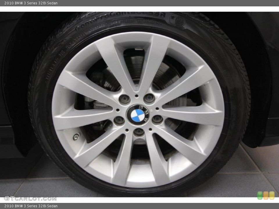 2010 BMW 3 Series 328i Sedan Wheel and Tire Photo #62725606