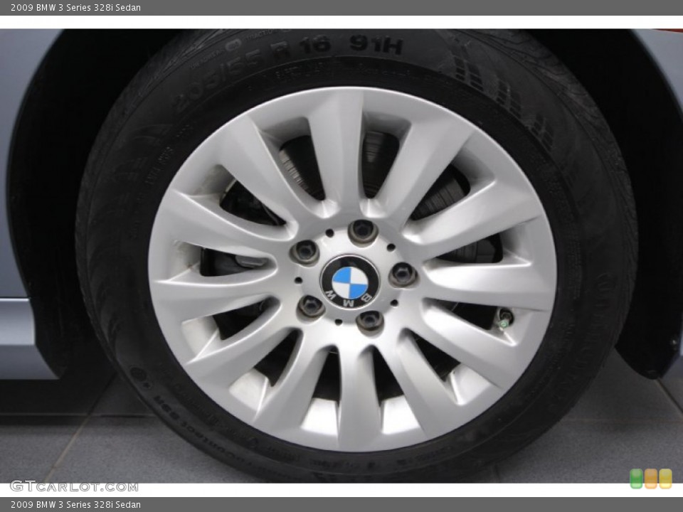 2009 BMW 3 Series 328i Sedan Wheel and Tire Photo #62726677