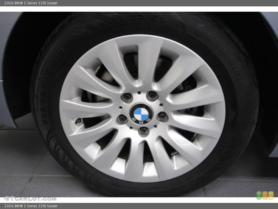 2009 BMW 3 Series 328i Sedan Wheel and Tire Photo #62726721