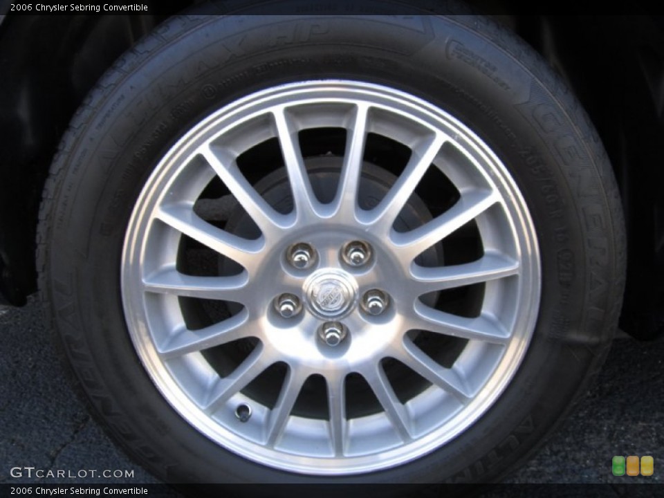 2006 Chrysler Sebring Convertible Wheel and Tire Photo #62727375