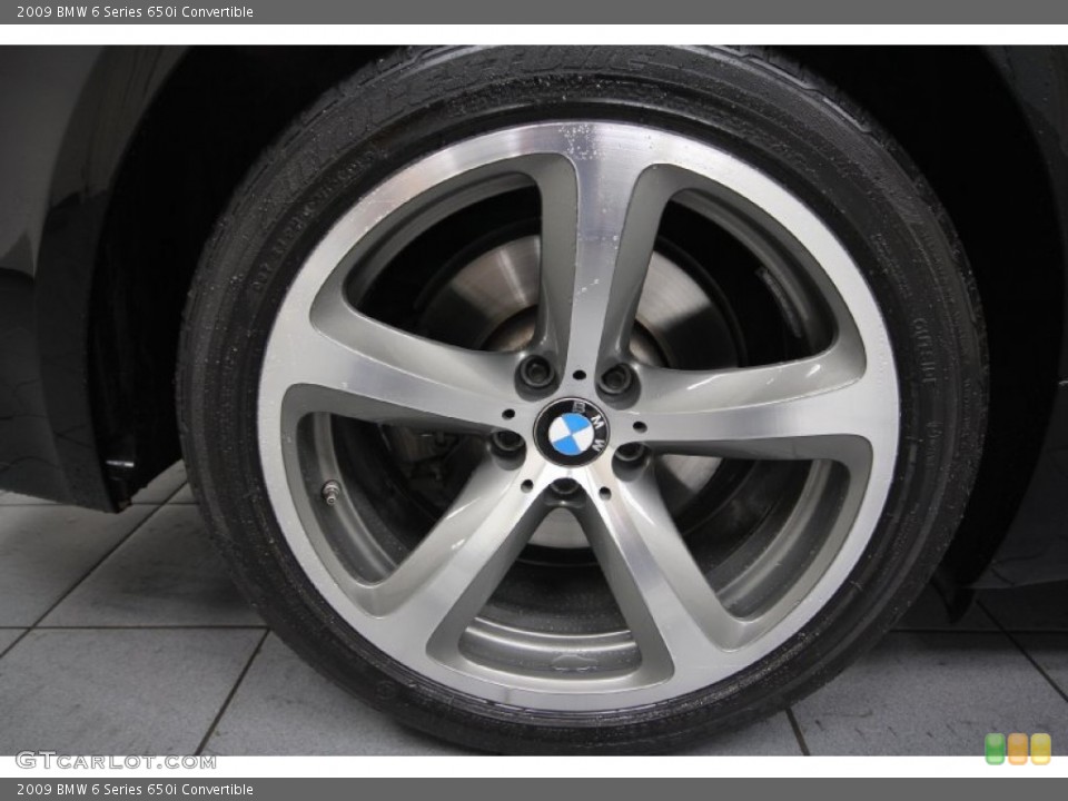 2009 BMW 6 Series 650i Convertible Wheel and Tire Photo #62728544