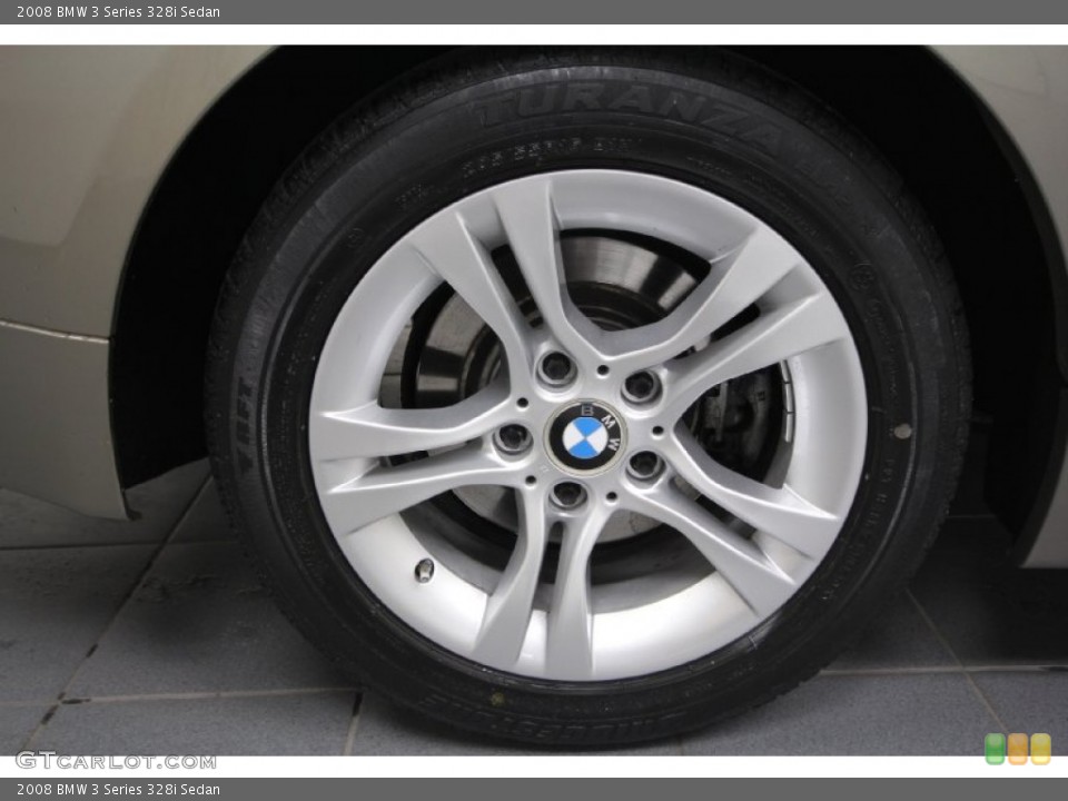 2008 BMW 3 Series 328i Sedan Wheel and Tire Photo #62729349
