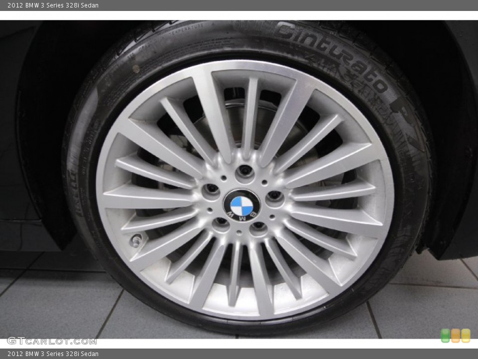 2012 BMW 3 Series 328i Sedan Wheel and Tire Photo #62730433