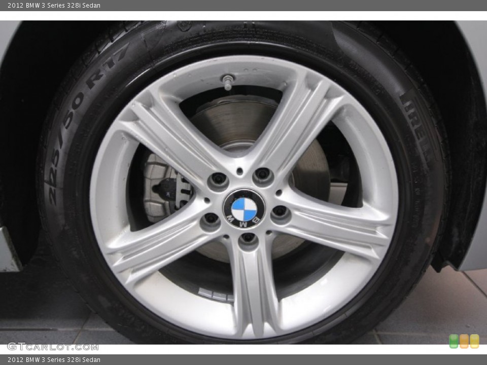 2012 BMW 3 Series 328i Sedan Wheel and Tire Photo #62730685