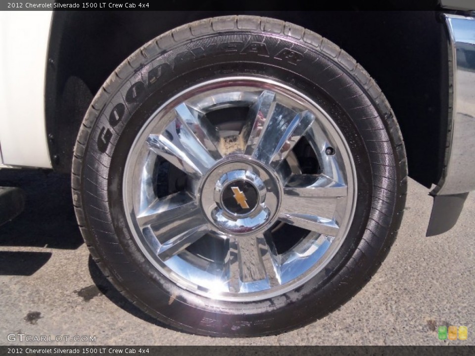 2012 Chevrolet Silverado 1500 LT Crew Cab 4x4 Wheel and Tire Photo #62734615