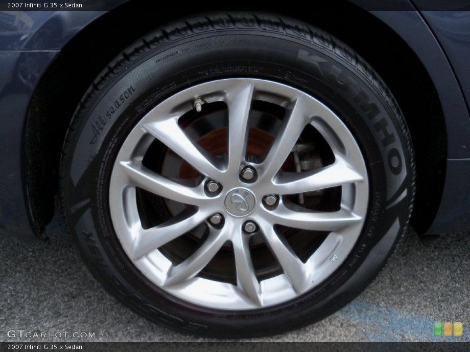 2007 Infiniti G 35 x Sedan Wheel and Tire Photo #62738725