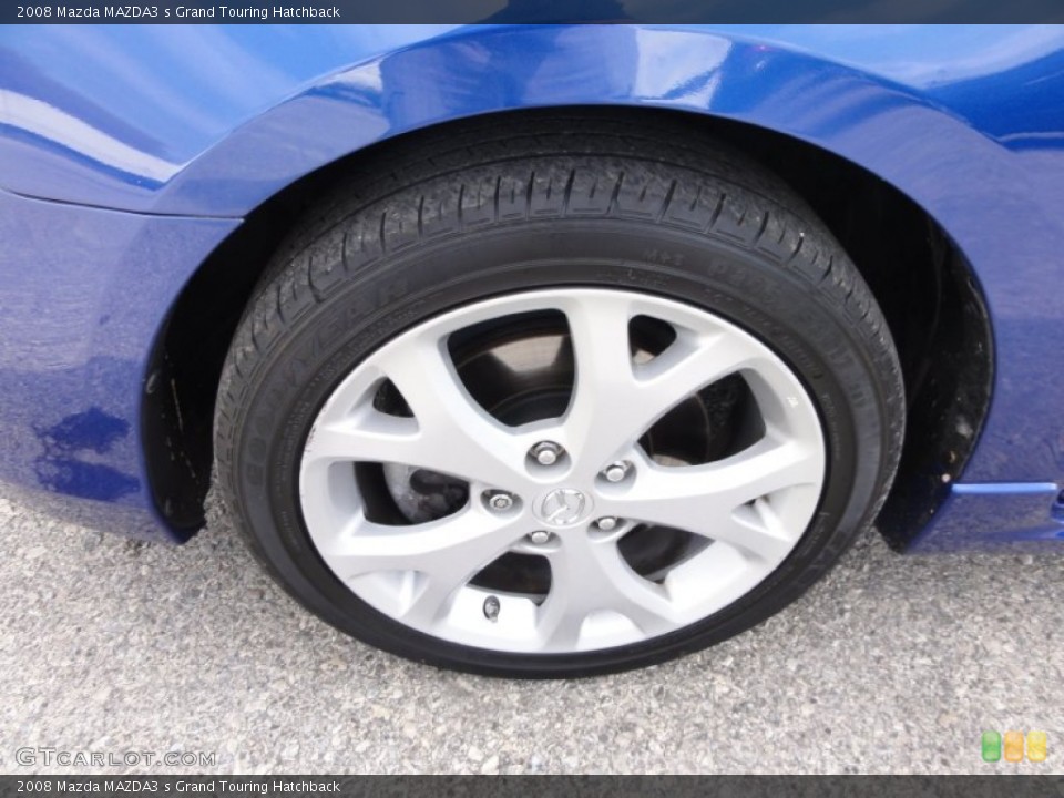 2008 Mazda MAZDA3 s Grand Touring Hatchback Wheel and Tire Photo #62740266