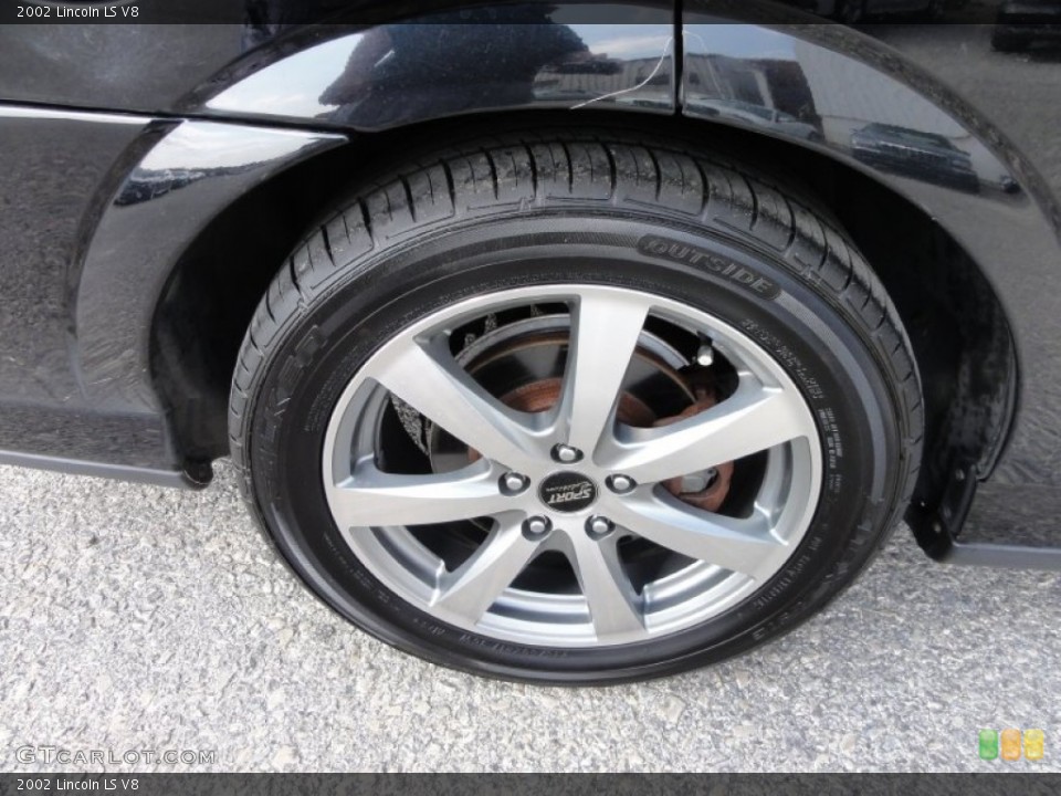 2002 Lincoln LS Custom Wheel and Tire Photo #62740678