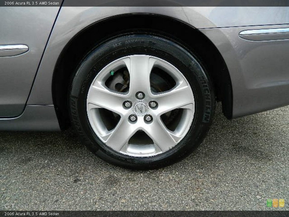 2006 Acura RL 3.5 AWD Sedan Wheel and Tire Photo #62748016
