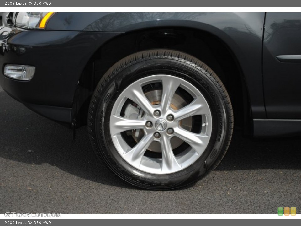 2009 Lexus RX 350 AWD Wheel and Tire Photo #62750662