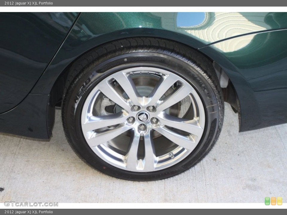 2012 Jaguar XJ XJL Portfolio Wheel and Tire Photo #62752162